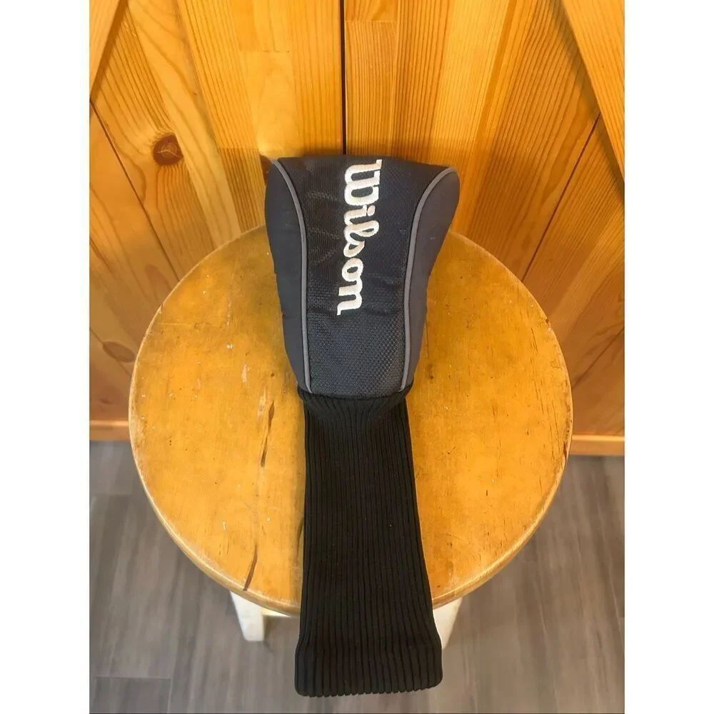 Wilson 1 Iron Golf Club Head Cover Headcover Black White One Sock Slip On Over (